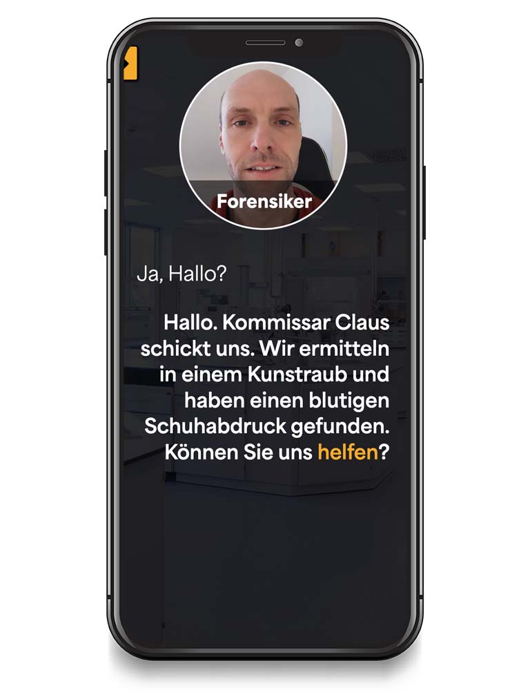 Der Forensiker hilft uns