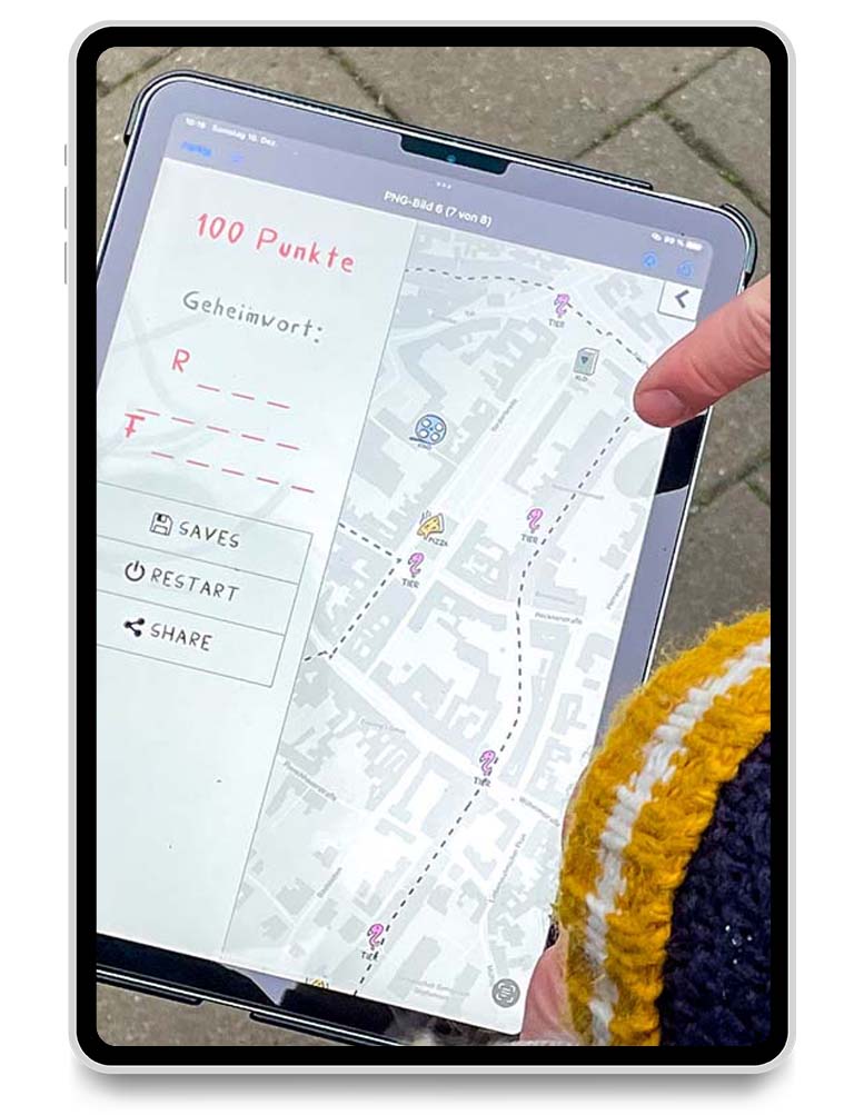 Interaktive Karte mit GPS